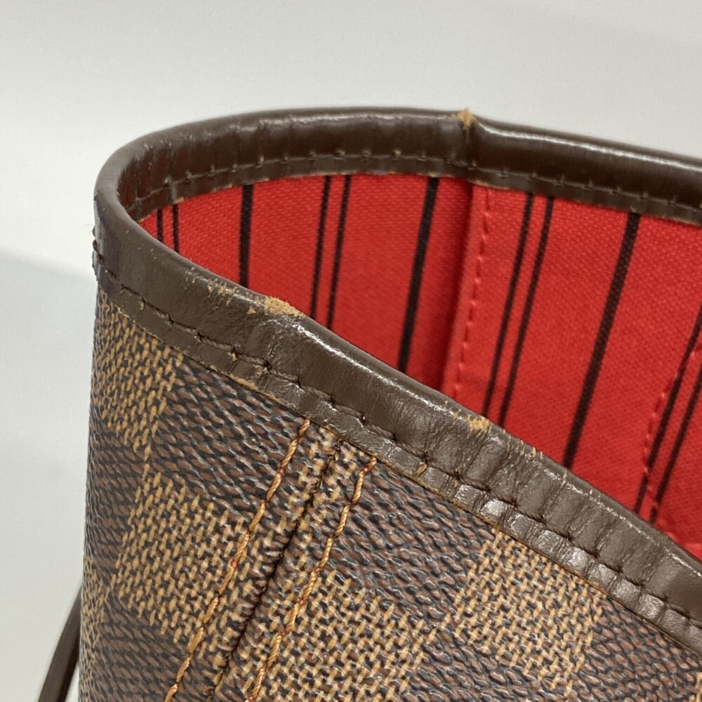 LOUIS VUITTON Brown Damier Neverfull MM Tote Bag - Picture 6 of 11